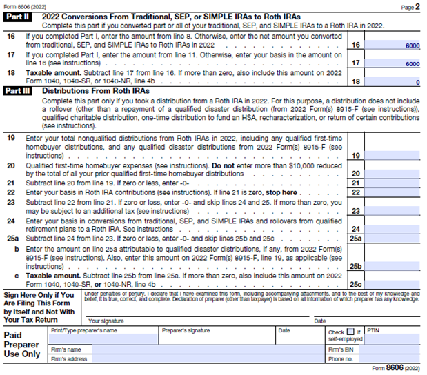 How to Report Your Backdoor Roth IRA on Your Taxes